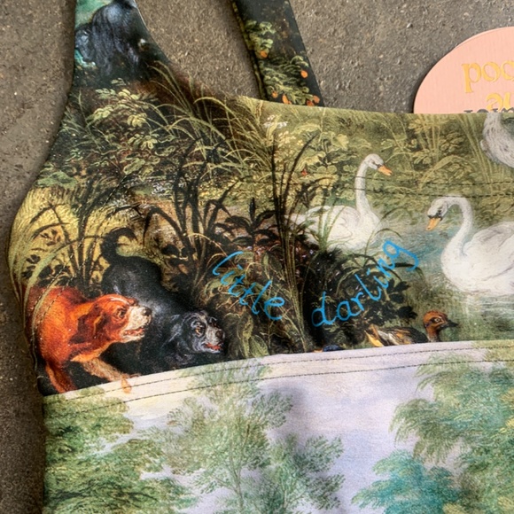 Vivienne Westwood NWT 530$ Andreas Kronthaler painting 1 piece Swim Suit - Picture 9 of 11